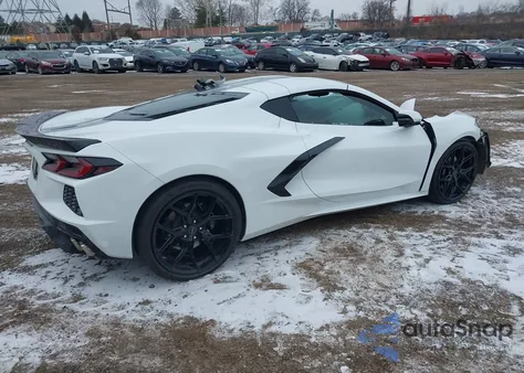 2021 Chevrolet Corvette Stingray Rwd 1Lt из США, поврежденный, VIN 1G1YA2D49M5117778